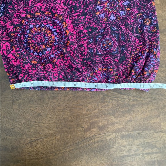 BLACK SHEEP Pink Printed Top with Gartered Bottom - Picture 7 of 9